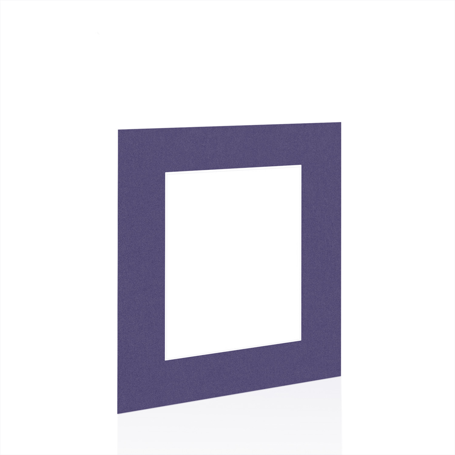 Damson 12x10" Picture Mount With 8x6" Aperture | Acid-Free Mat Board For Photos & Artwork