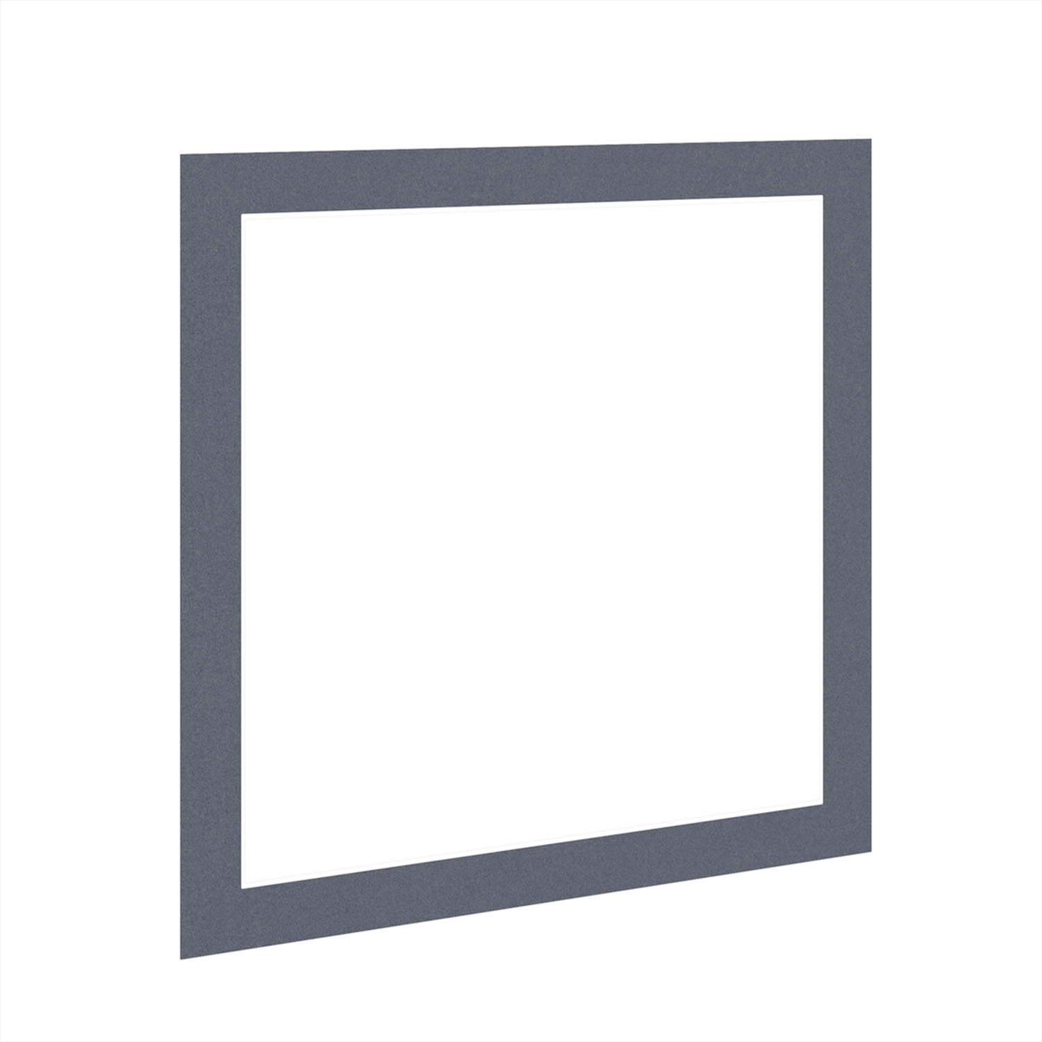 Charcoal Grey 12x12" Picture Mount With 10x10" Aperture | Acid-Free Mat Board For Photos & Artwork