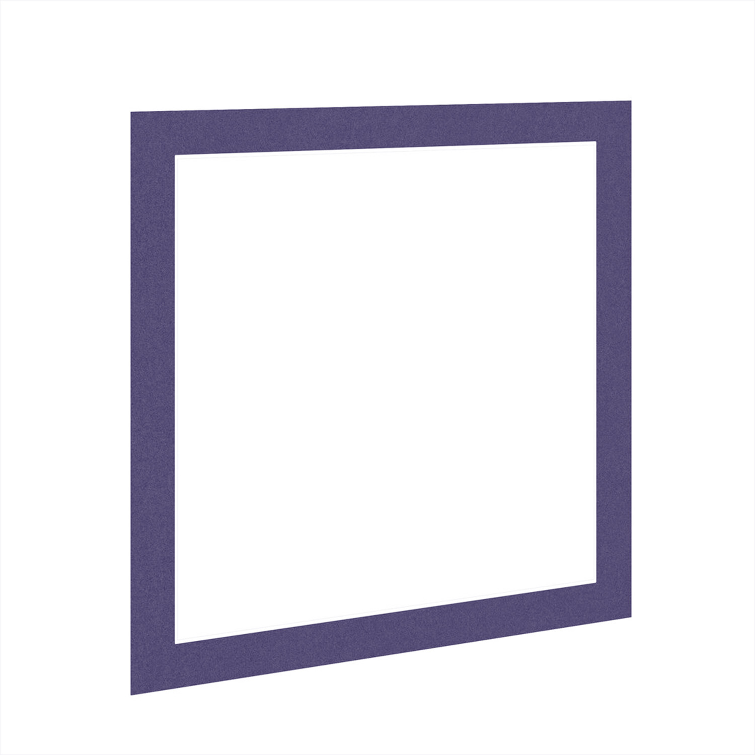Damson 12x12" Picture Mount With 10x10" Aperture | Acid-Free Mat Board For Photos & Artwork