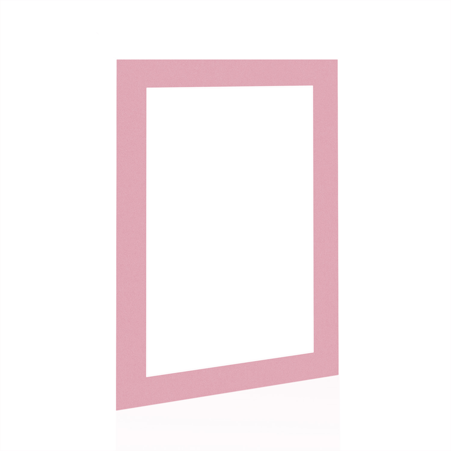 Dusty Rose 12x8" Picture Mount With 10x6" Aperture | Acid-Free Mat Board For Picture Frames