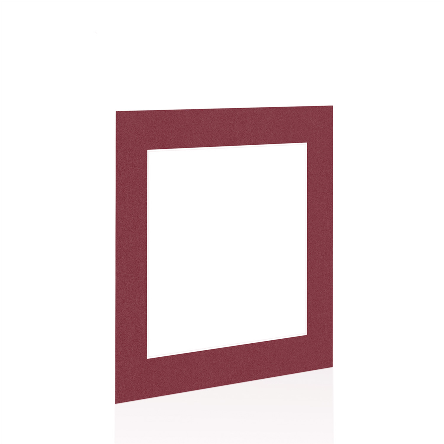 Burgundy 14x11" Picture Mount With 10x8" Aperture | Acid-Free Picture Mount Board