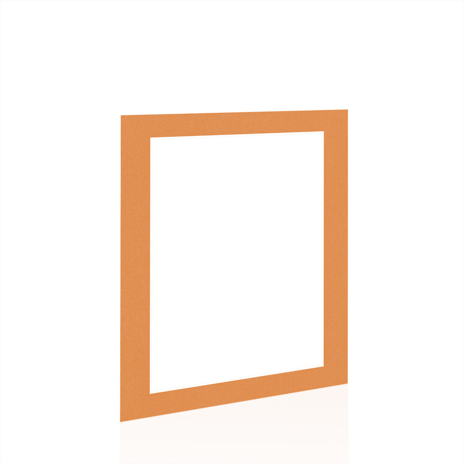 Burnt Orange 14x11" Picture Mount With A4 Aperture | Acid-Free Mat Board For Photos & Artwork
