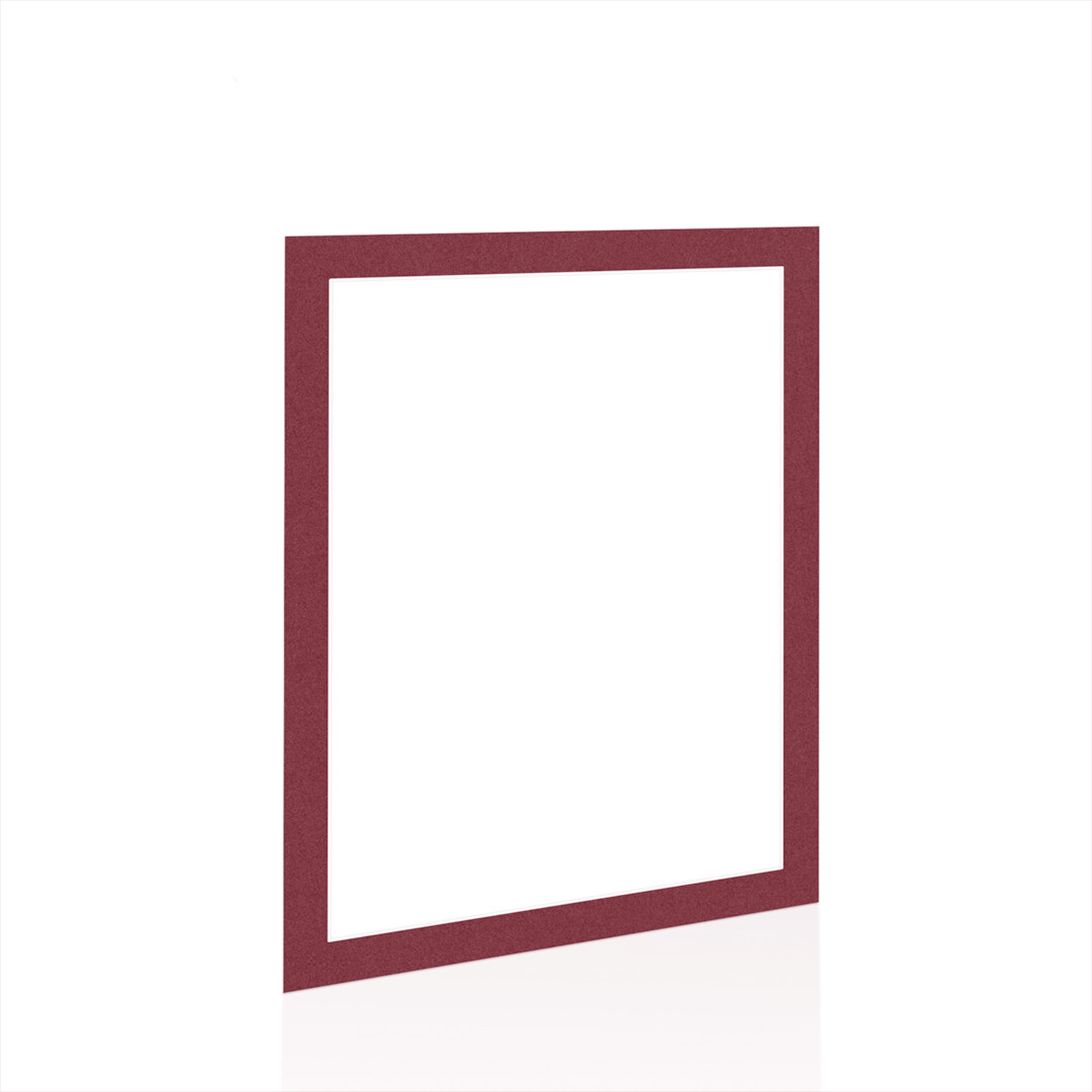 Burgundy 16x12" Picture Mount With 14x10" Aperture | Acid-Free Picture Mount Board