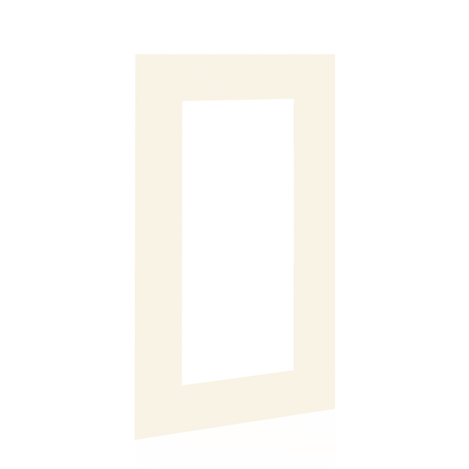 Antique White 16x9" Picture Mount With 12x5" Aperture | Acid-Free Mat Board For Photos & Artwork