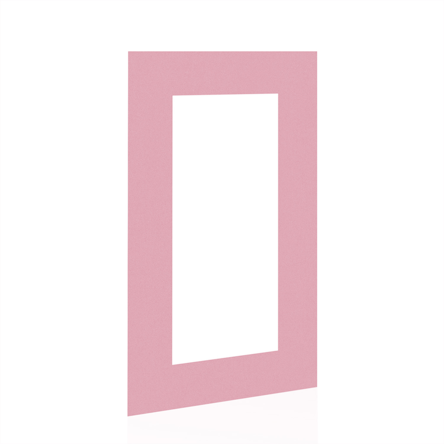 Dusty Rose 16x9" Picture Mount With 12x5" Aperture | Acid-Free Picture Mount Board