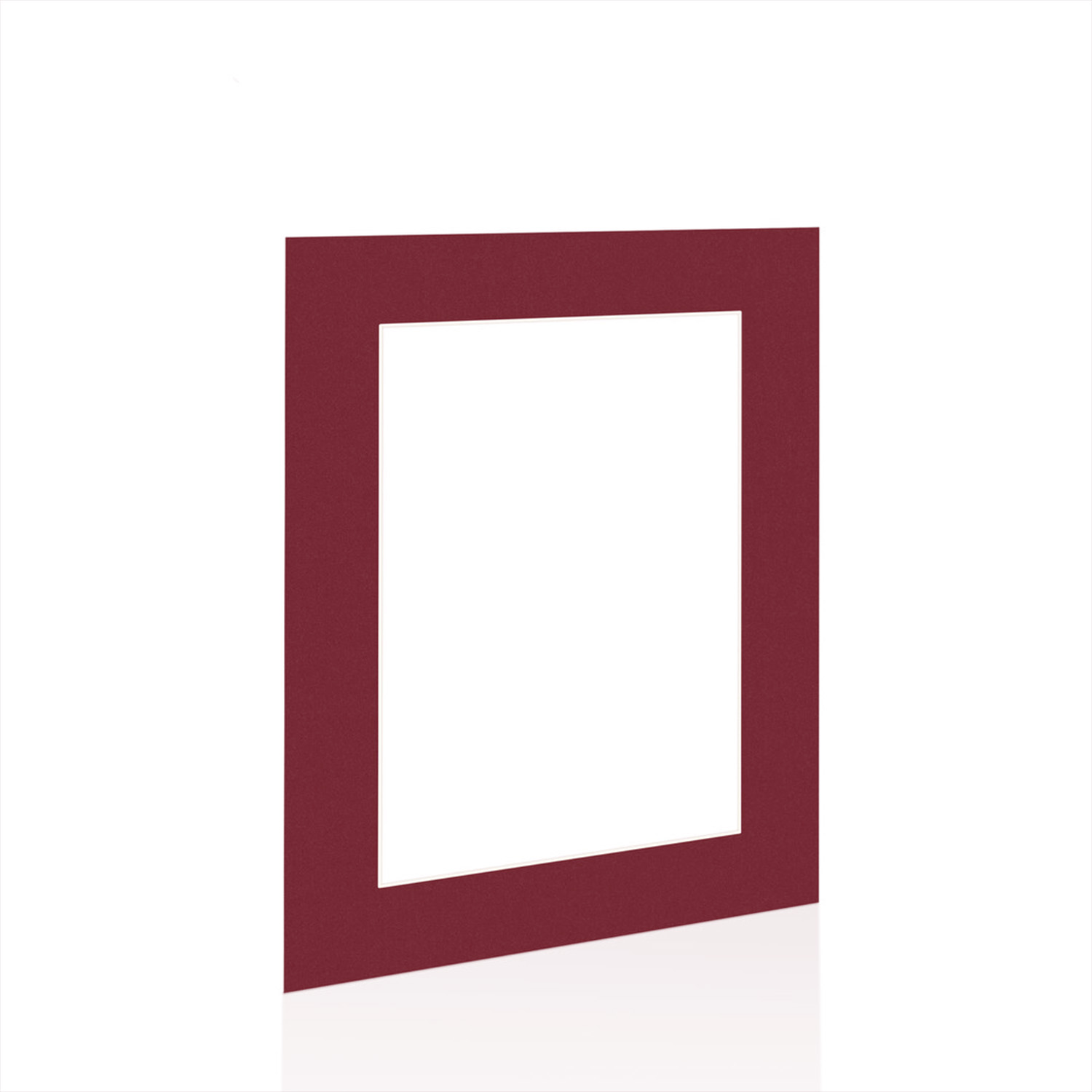 Burgundy 24x18" Picture Mount With 18x12" Aperture | Acid-Free Mat Board For Picture Frames