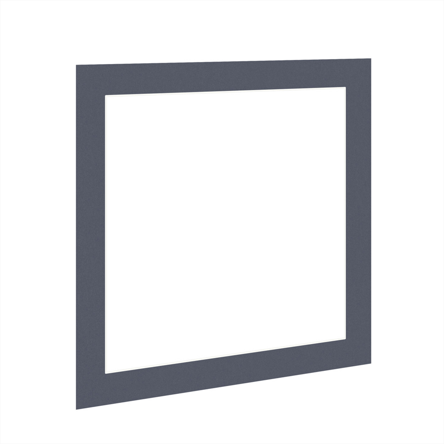 Charcoal Grey 50x50cm Picture Mount With 40x40cm Aperture | Acid-Free Picture Mount Board