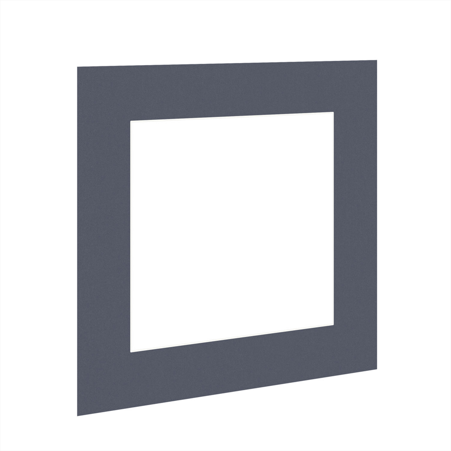 Charcoal Grey 60x60cm Picture Mount With 40x40cm Aperture | Acid-Free Mat Board For Picture Frames