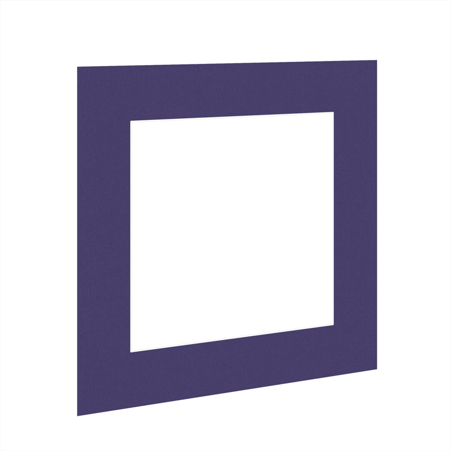 Damson 60x60cm Picture Mount With 40x40cm Aperture | Acid-Free Mat Board For Photos & Artwork