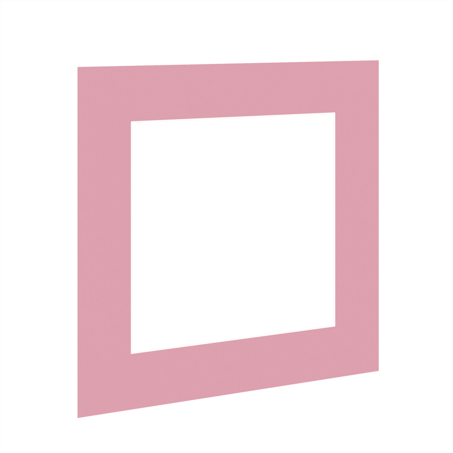 Dusty Rose 60x60cm Picture Mount With 40x40cm Aperture | Acid-Free Mat Board For Picture Frames