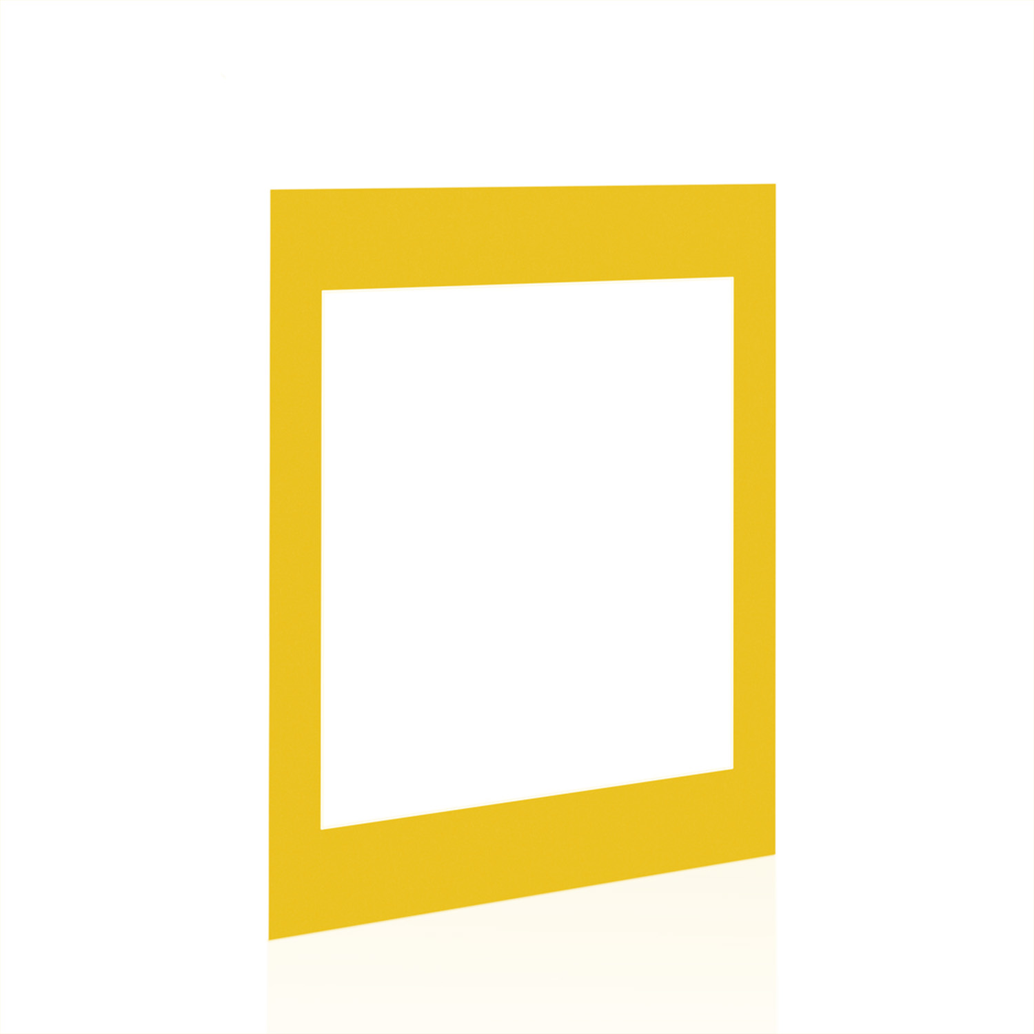 Bright Yellow 70x50cm Picture Mount With 50x40cm Aperture | Acid-Free Mat Board For Photos & Artwork