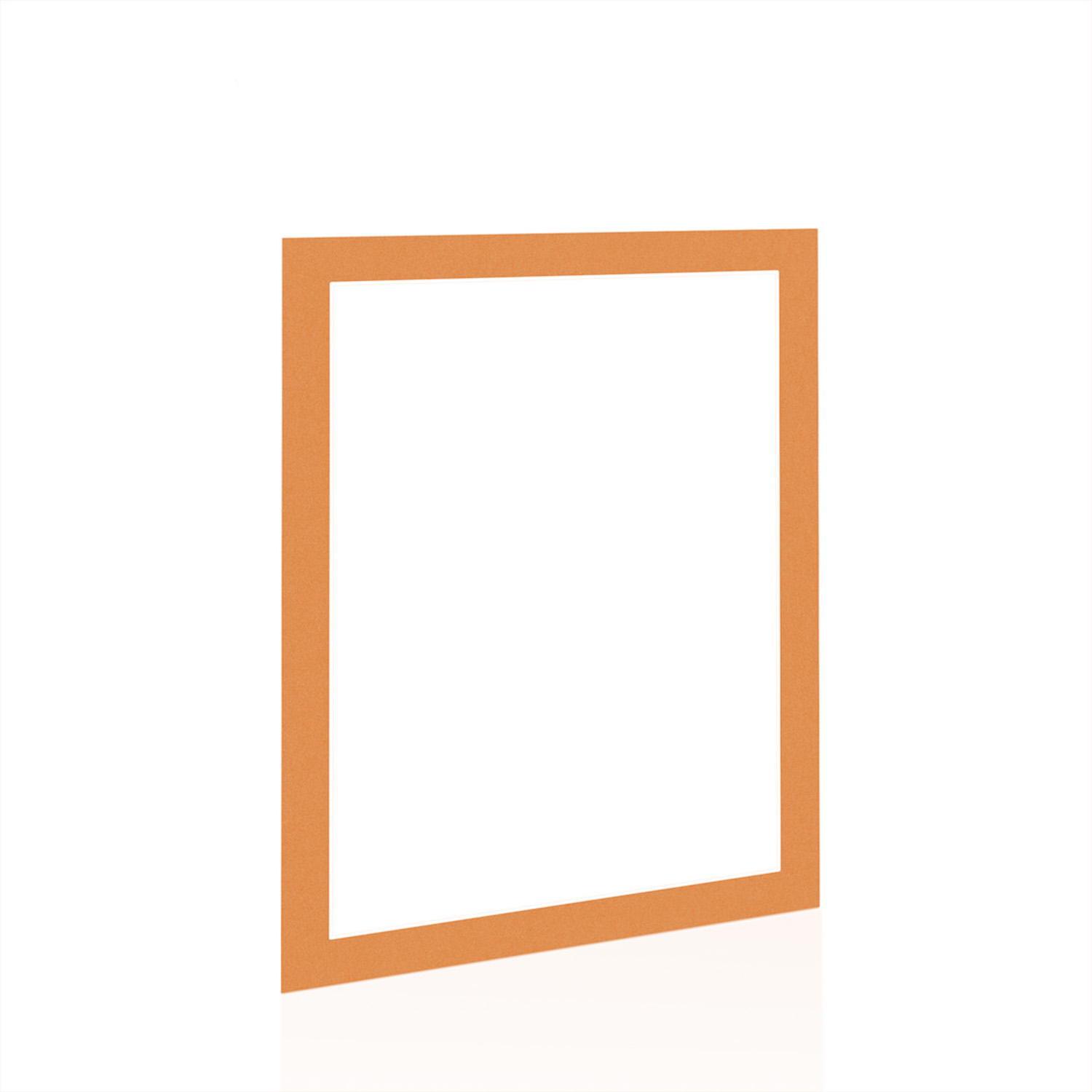 Burnt Orange 7x5" Picture Mount With 6x4" Aperture | Acid-Free Mat Board For Photos & Artwork