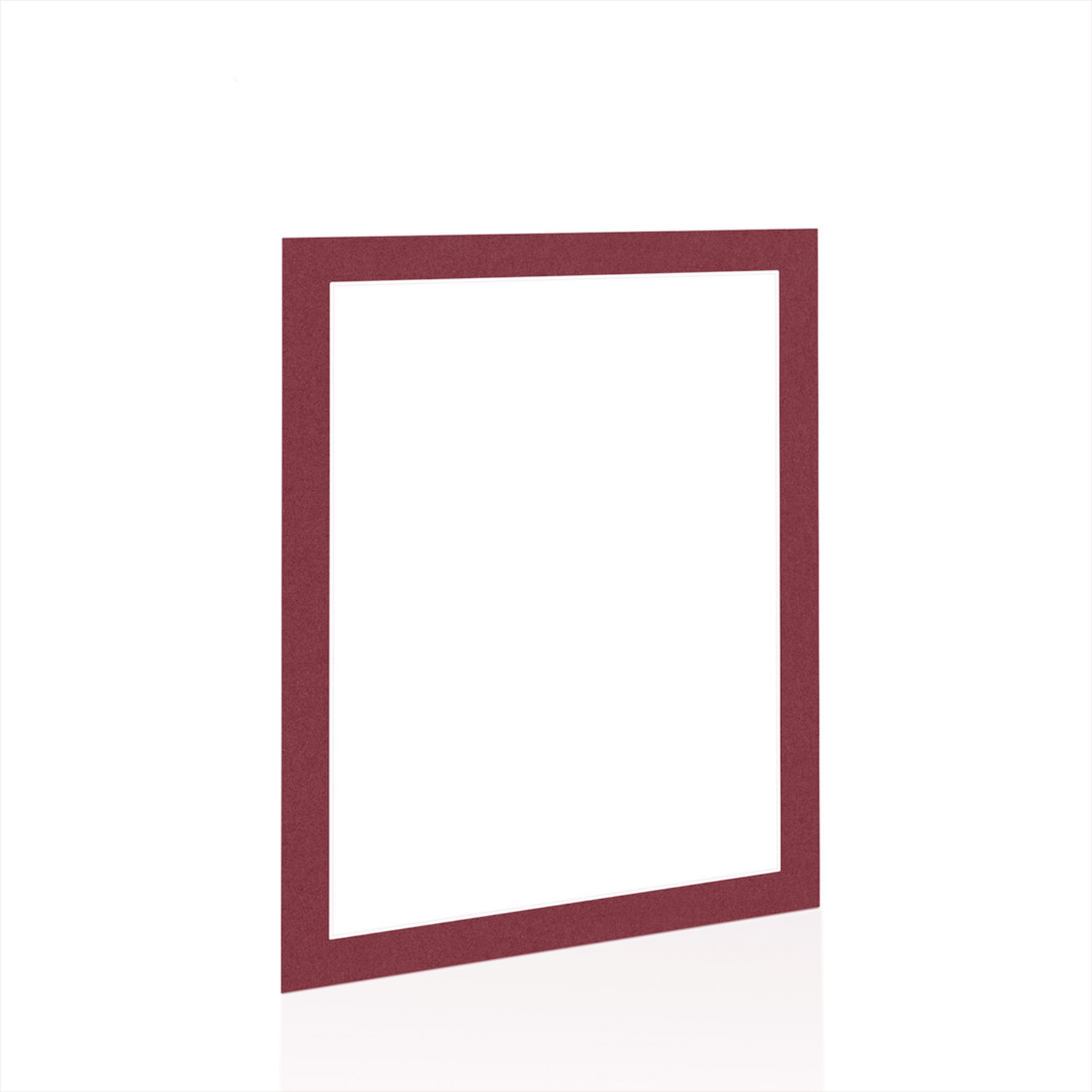 Burgundy 80x60cm Picture Mount With 70x50cm Aperture | Acid-Free Mat Board For Picture Frames