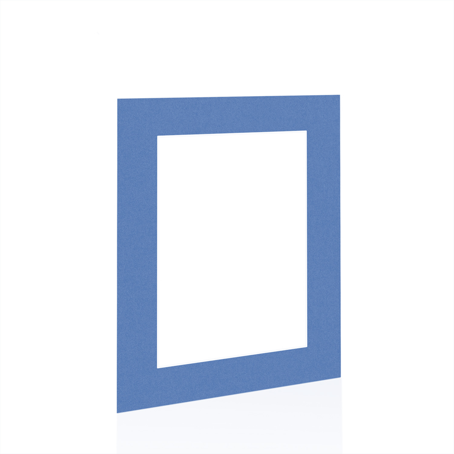 Pacific Blue 8x6" Picture Mount With 6x4" Aperture | Acid-Free Mat Board For Photos & Artwork
