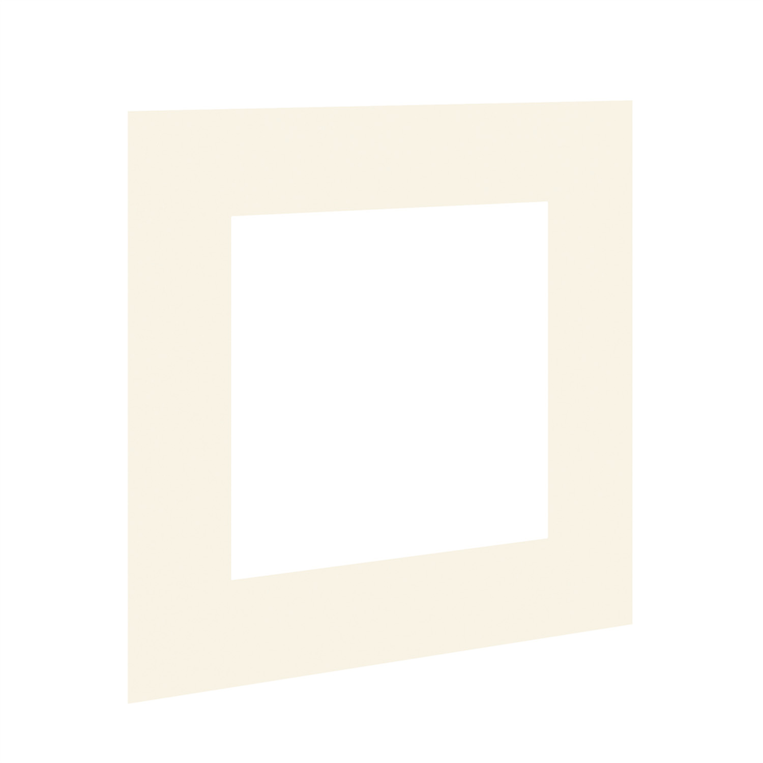 Antique White 8x8" Picture Mount With 5x5" Aperture | Acid-Free Mat Board For Picture Frames