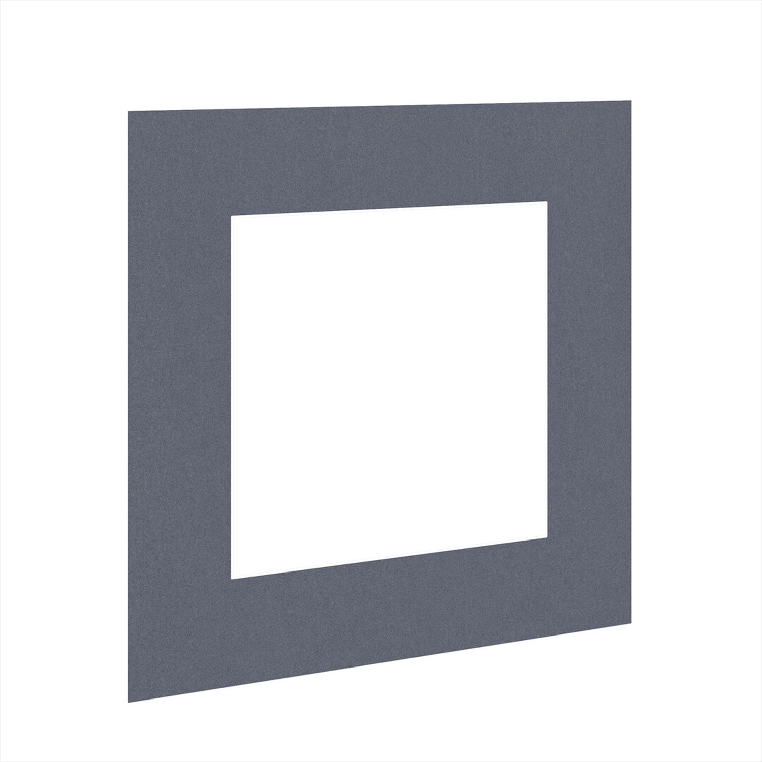 Charcoal Grey 8x8" Picture Mount With 5x5" Aperture | Acid-Free Mat Board For Picture Frames