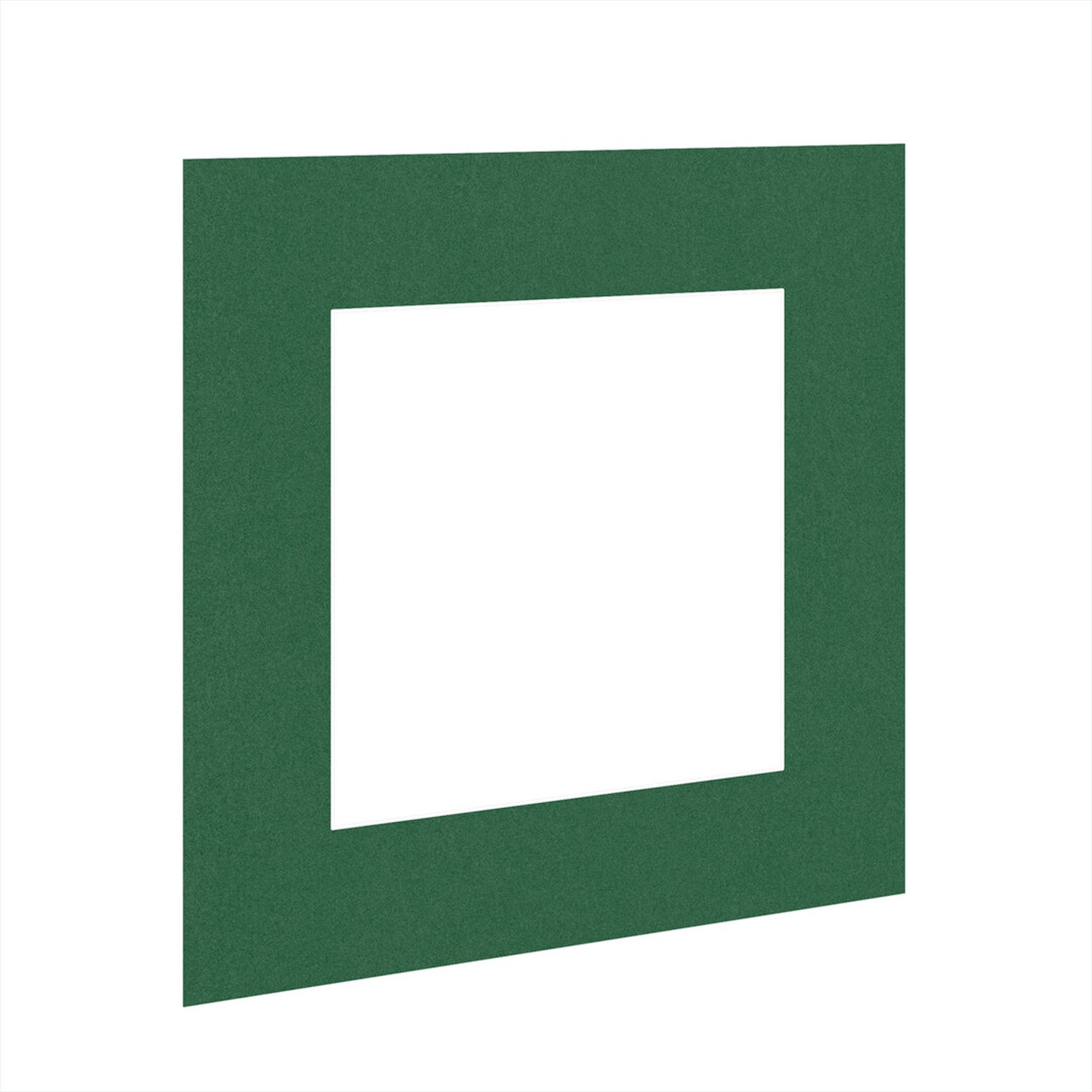 Forest Green 8x8" Picture Mount With 5x5" Aperture | Acid-Free Picture Mount Board