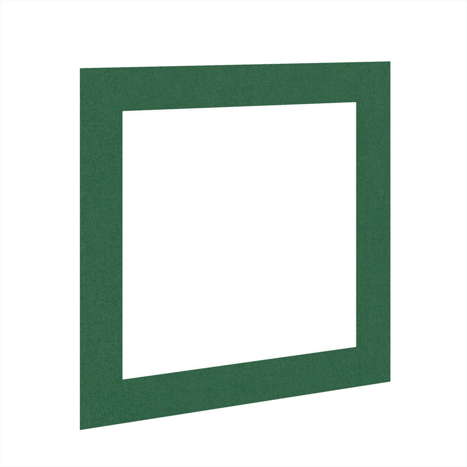 Forest Green 8x8" Picture Mount With 6x6" Aperture | Acid-Free Mat Board For Photos & Artwork