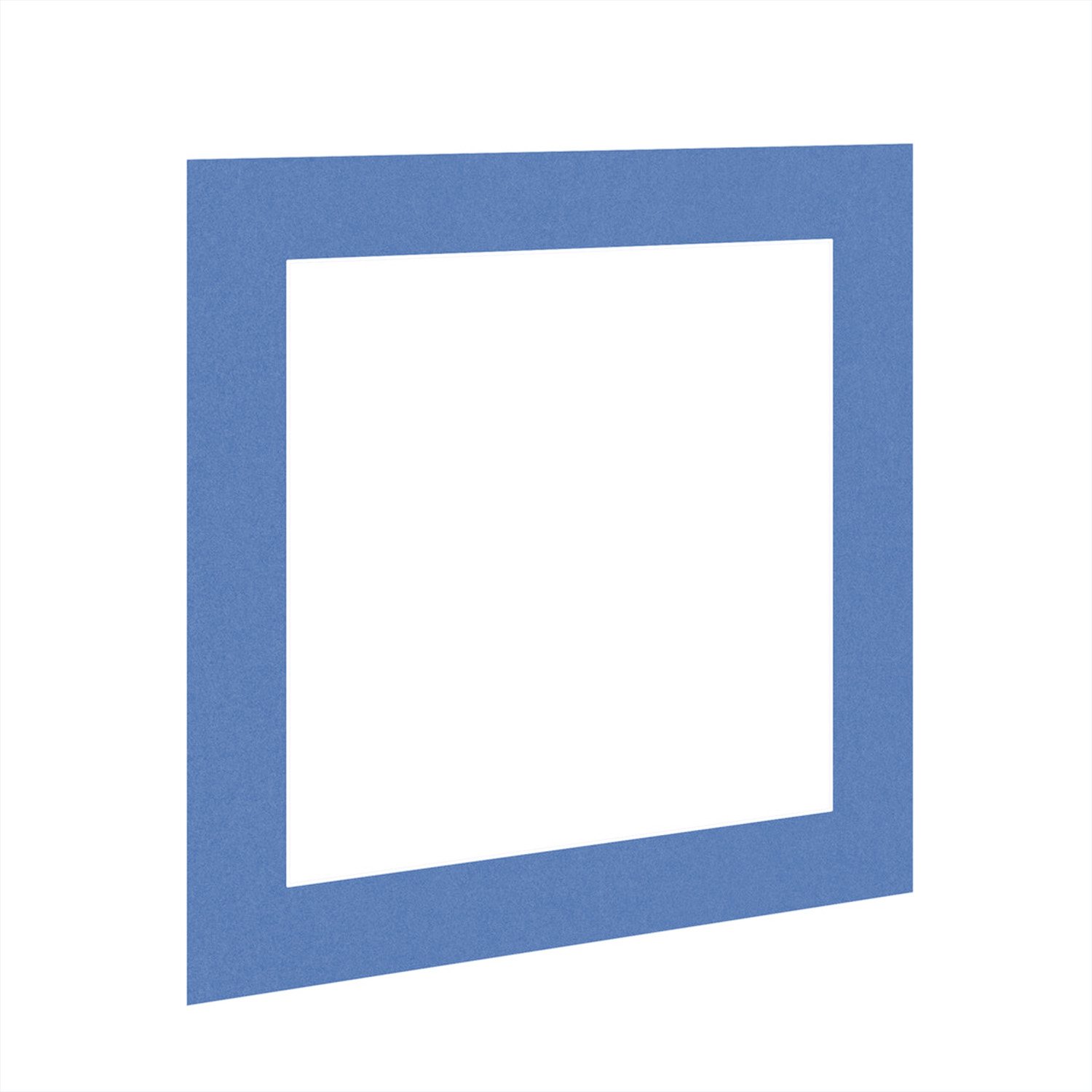 Pacific Blue 8x8" Picture Mount With 6x6" Aperture | Acid-Free Mat Board For Photos & Artwork