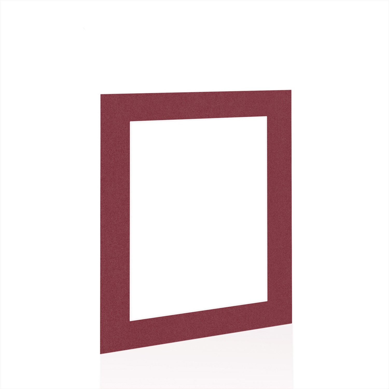 Burgundy 9x7" Picture Mount With 7x5" Aperture | Acid-Free Picture Mount Board