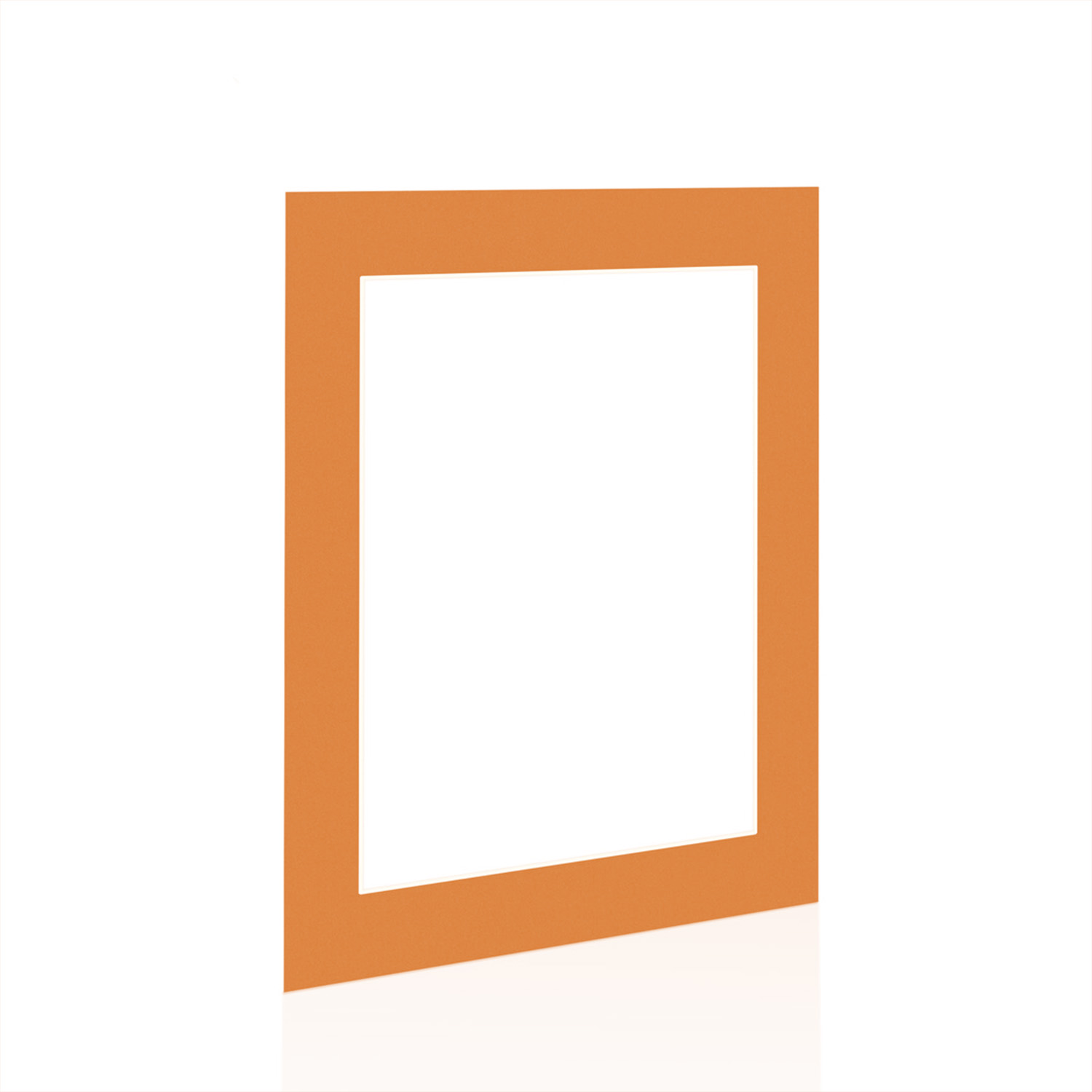 Burnt Orange A4 Picture Mount With 9x6" Aperture | Acid-Free Picture Mount Board