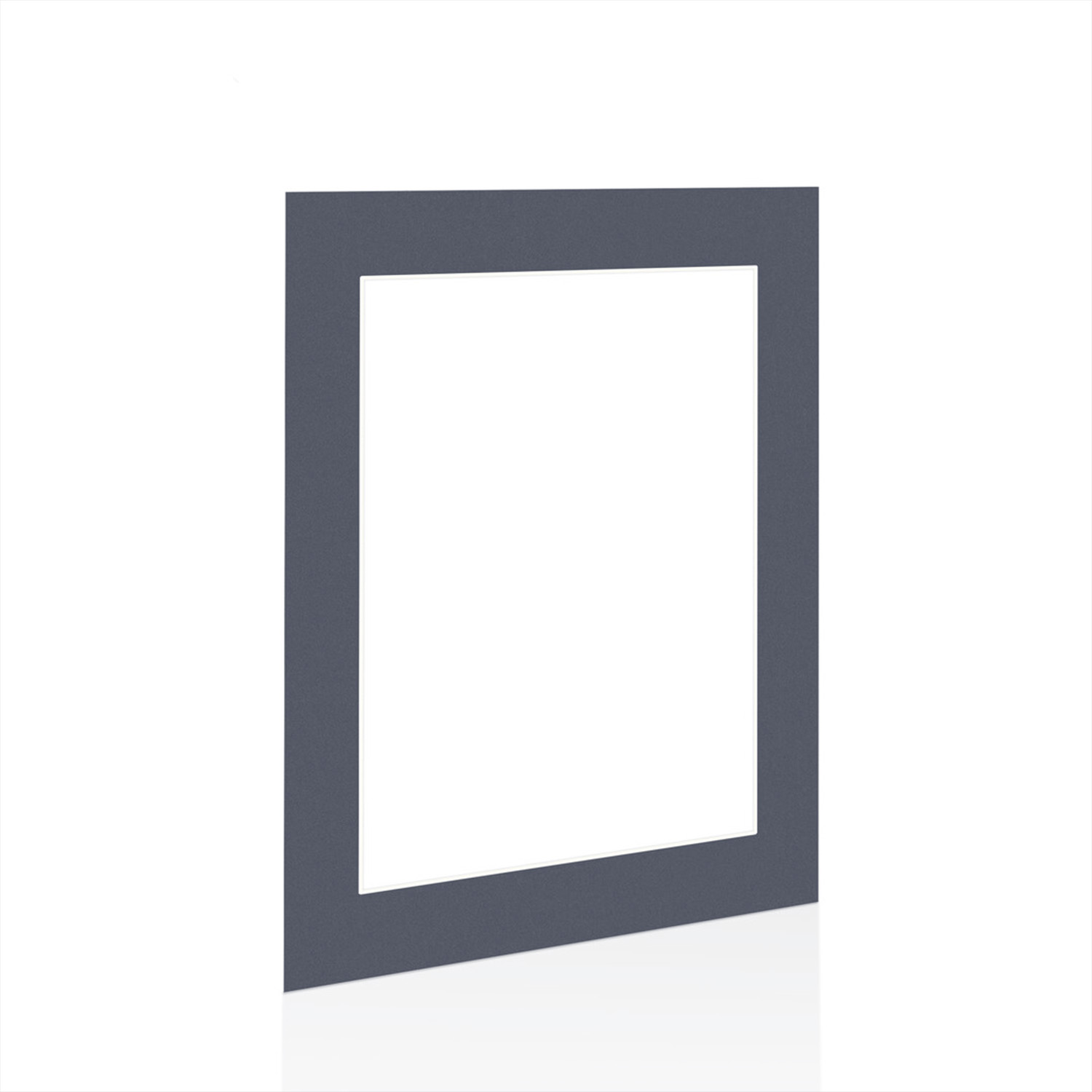 Charcoal Grey A4 Picture Mount With 9x6" Aperture | Acid-Free Mat Board For Photos & Artwork