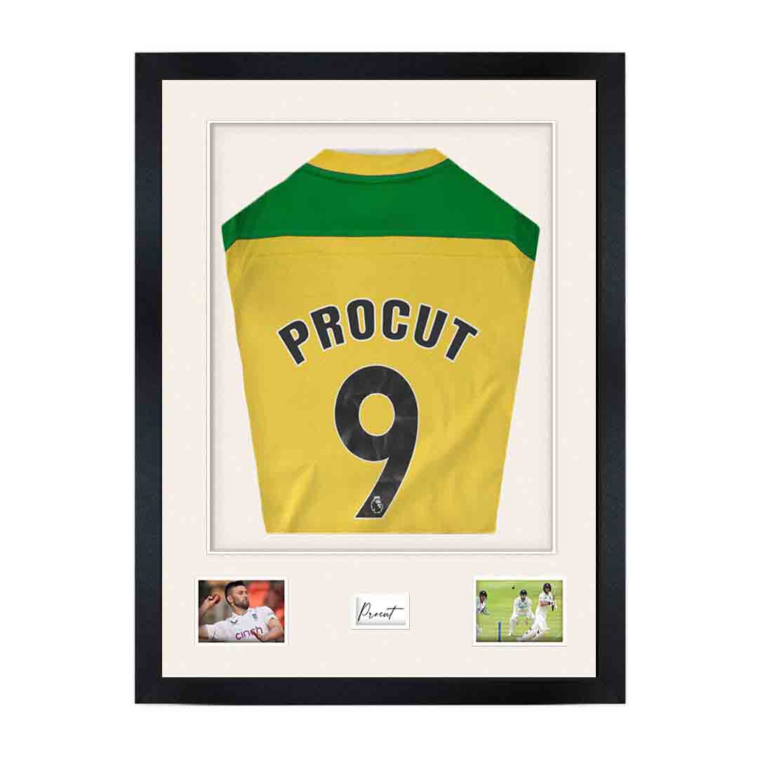 77.5x58.5cm Mat Black Football Shirt Frame With Antique White Mount And Perspex Front For Sports Jerseys