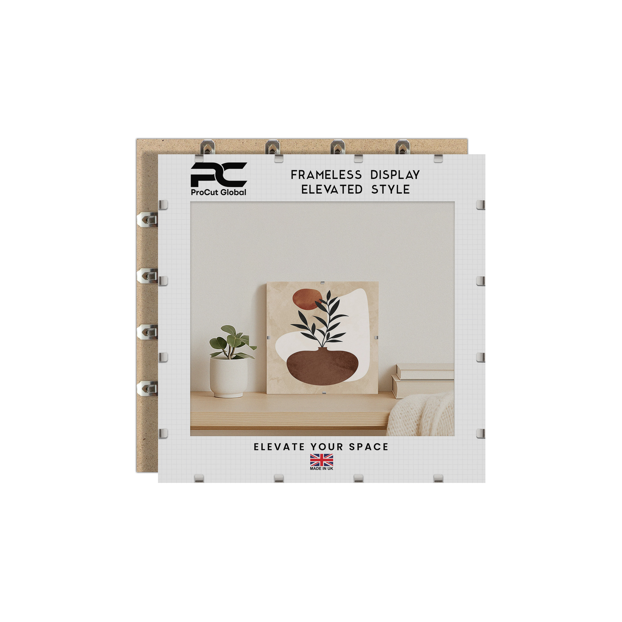 Frameless Clip Frames 80X80CM