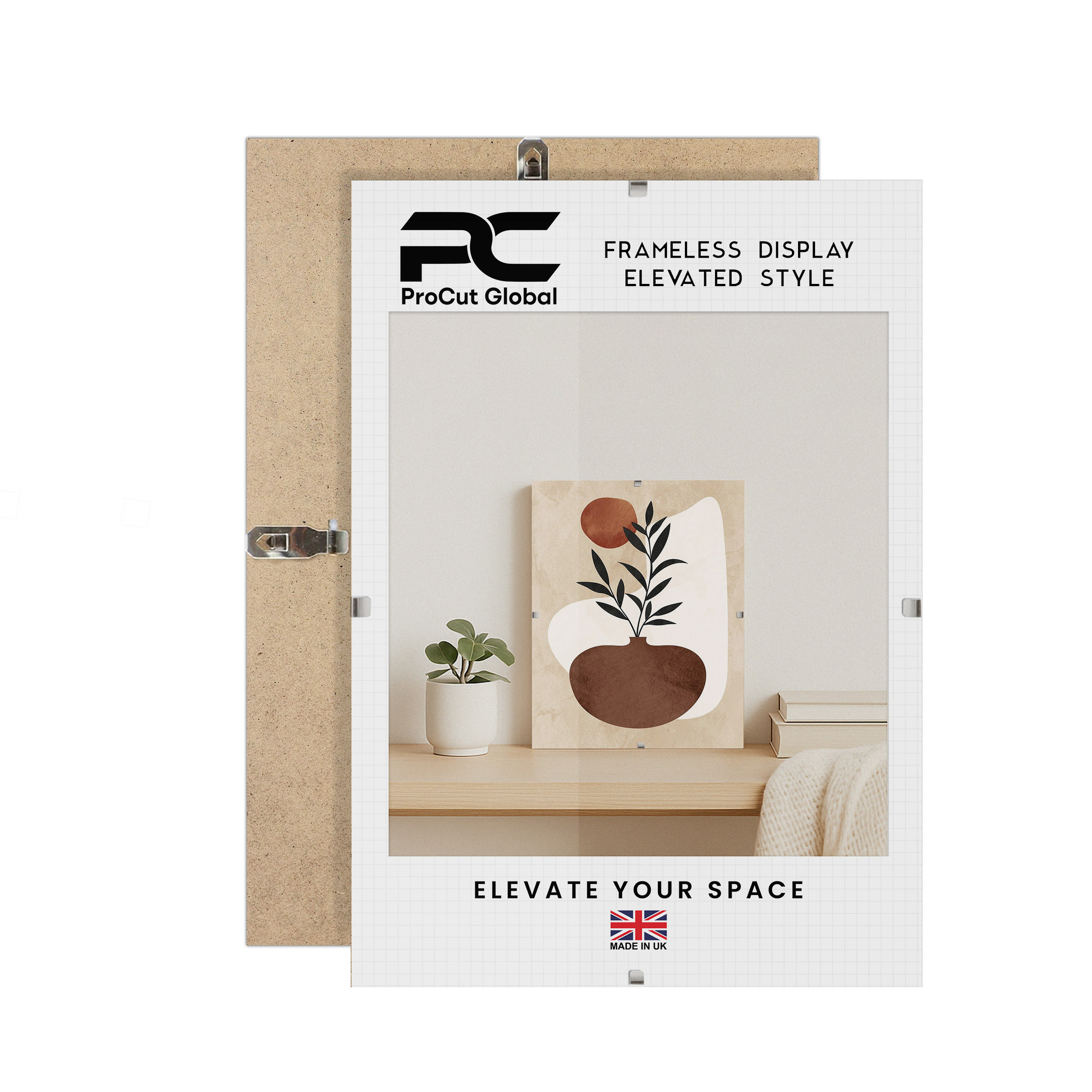 Frameless Clip Frames 30X28CM
