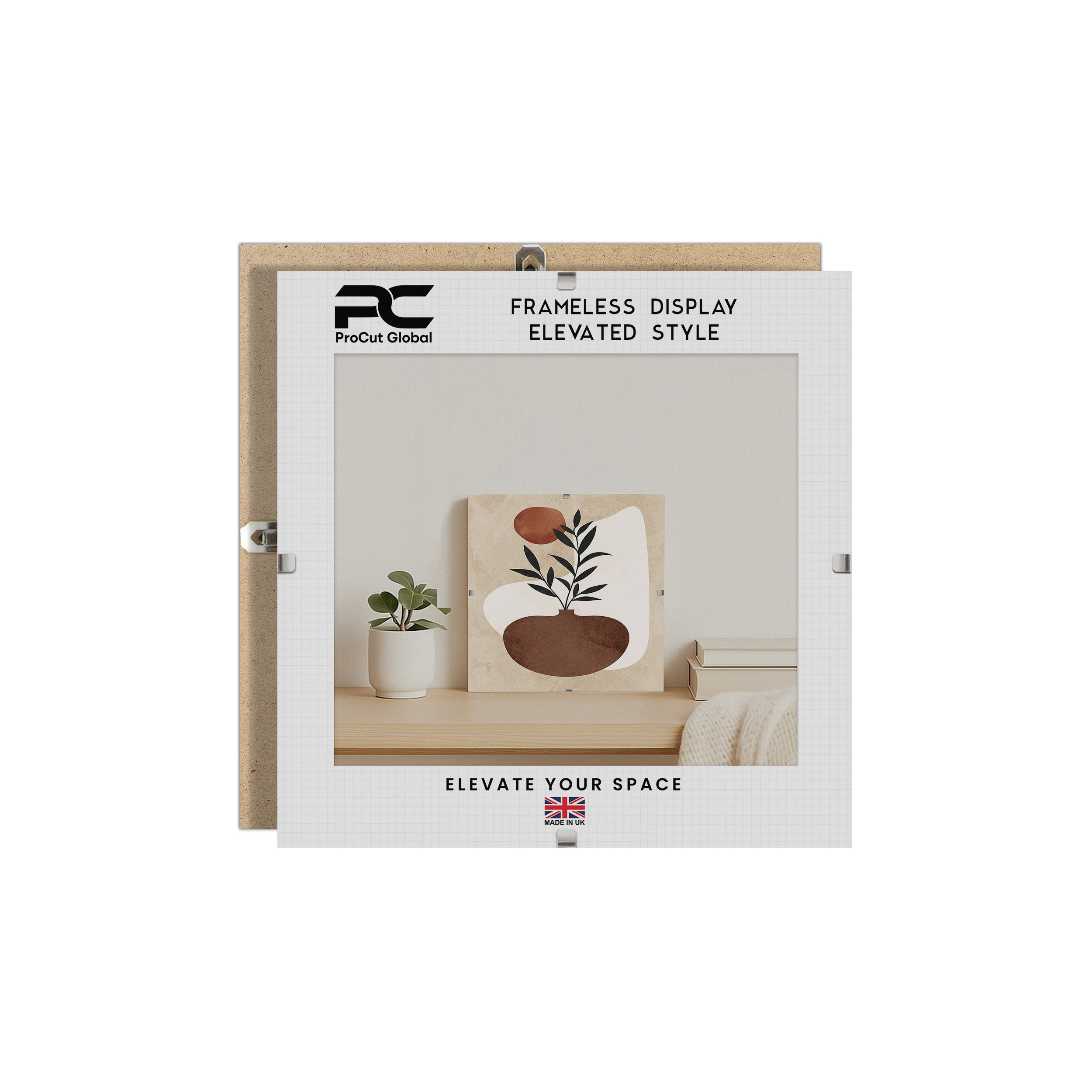 Frameless Clip Frames 7X7