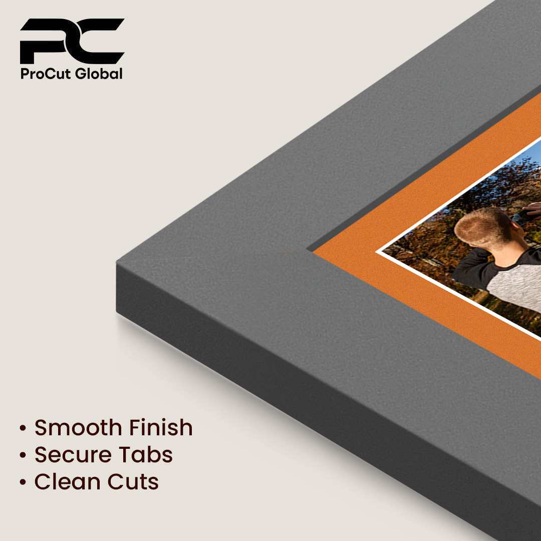 16x8" Dark Grey Modern Multi Aperture Photo Frame - Fits 7x5" (x3) Photos | Collage Frame thumbnail 7