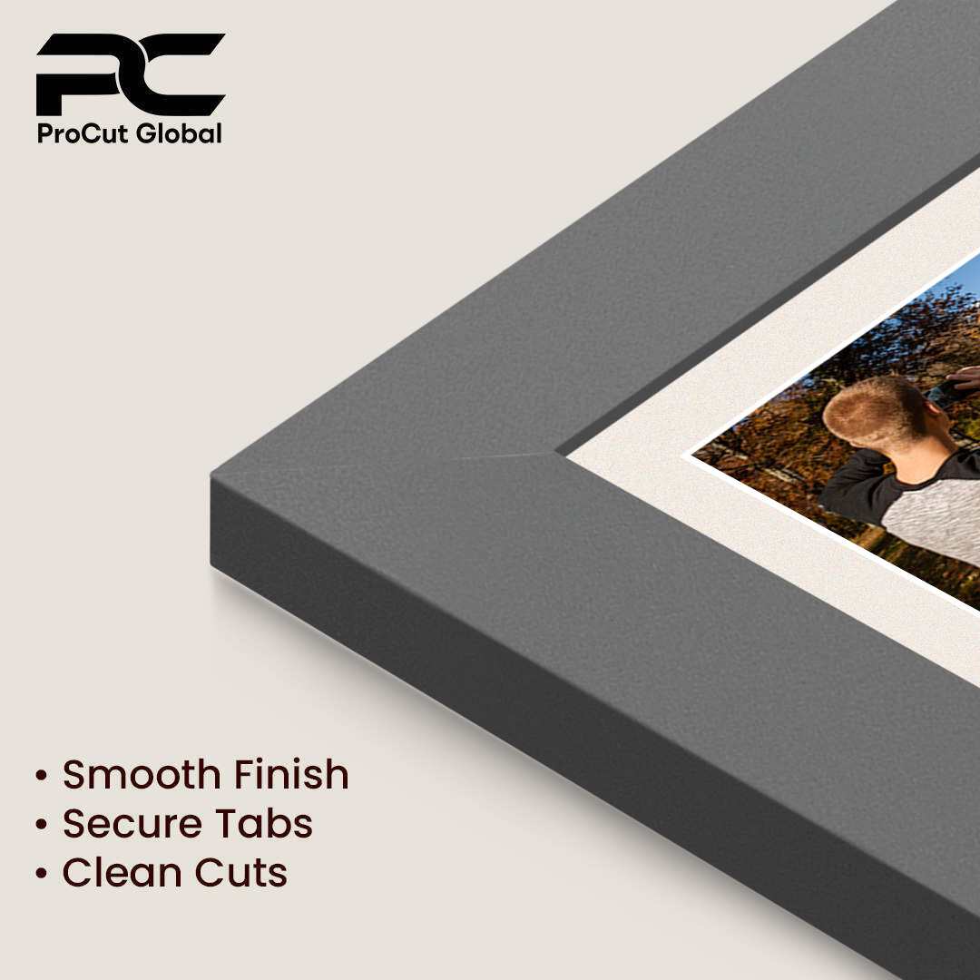 20x14" Modern Dark Grey Multi Aperture Photo Frame - Fits A4 (x2) Photos | Collage Frame thumbnail 7