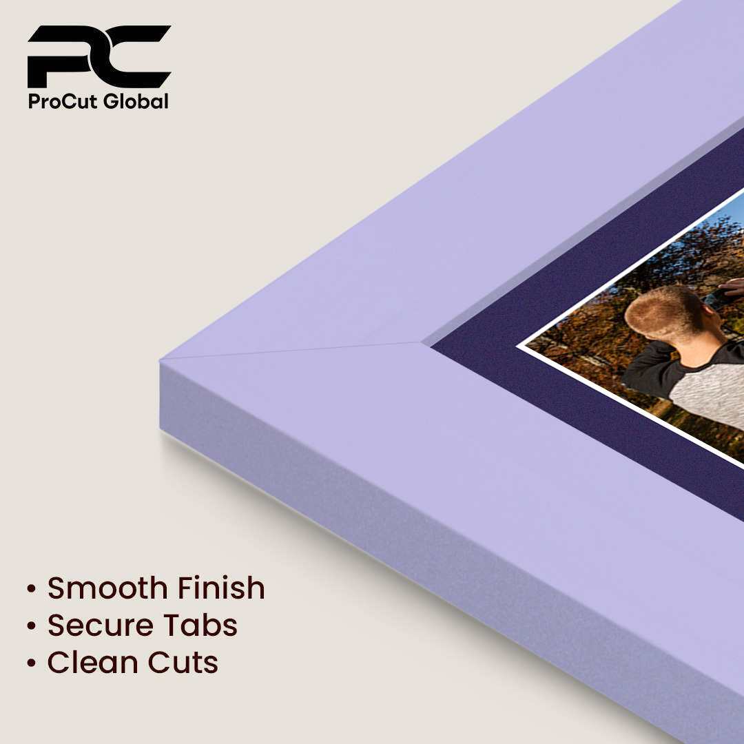 80x70cm Modern Purple Multi Aperture Photo Frame - Fits 6x4" (x18) & 4x4" (x2) Photos | Collage Frame thumbnail 7