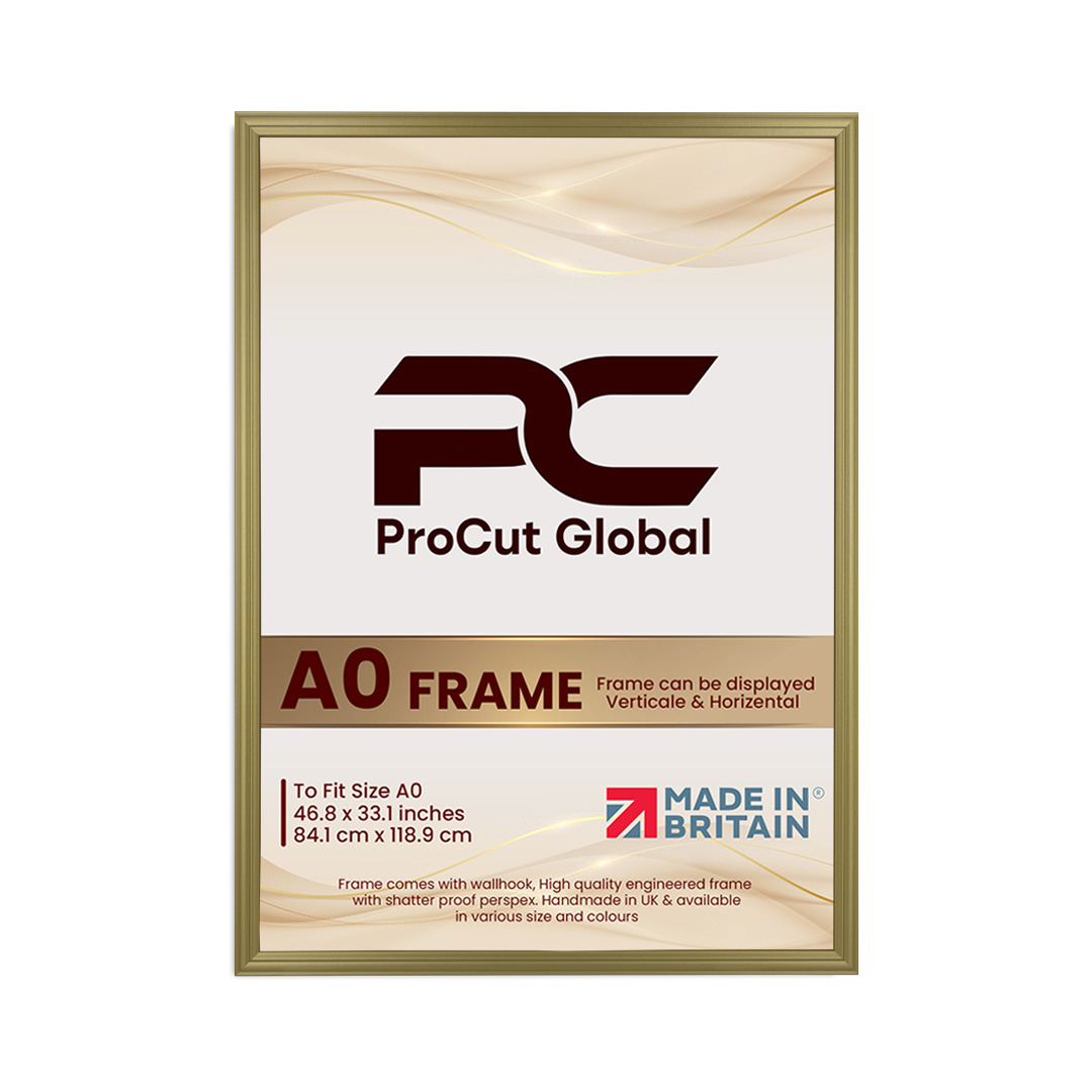 PROCUT Classic Gold A1 A2 A3 A4 A5 Picture Frames Poster Frames Photo ...