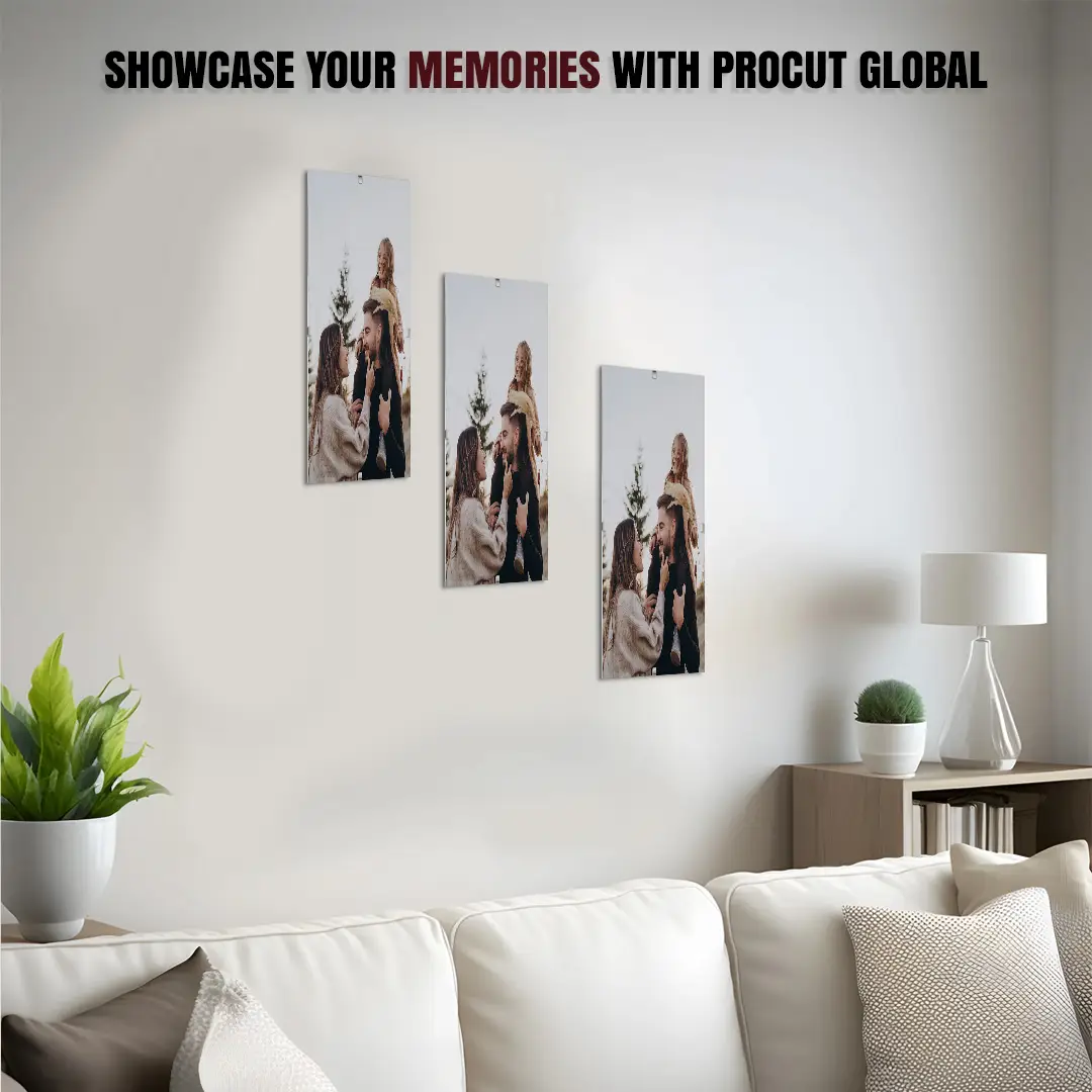 10x4" Frameless Clip Frame | Clear Acrylic Display For Photos & Posters thumbnail 2