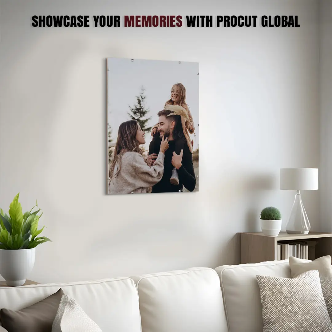 24x20" Frameless Clip Frame | Clear Acrylic Display For Photos & Posters thumbnail 2