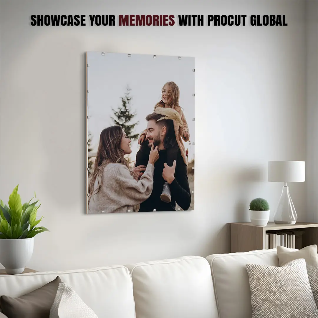 A0 Frameless Clip Frame | Clear Acrylic Photo & Certificate Display thumbnail 2