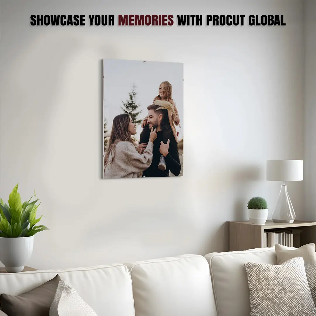 A3 Frameless Clip Frame | Clear Acrylic Photo, Art & Poster Display thumbnail 2
