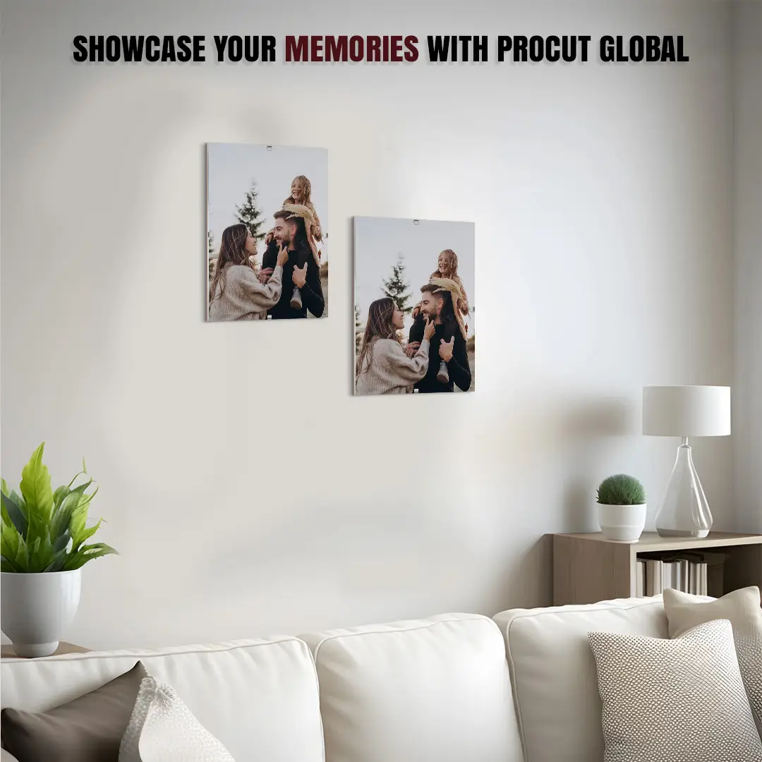 A5 Frameless Clip Frame | Clear Acrylic Display For Photos & Posters thumbnail 2