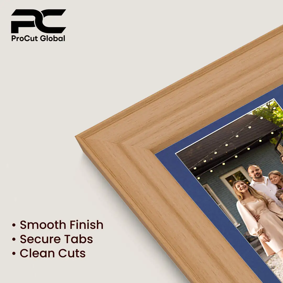 12x12" Classic Country Pine Multi Aperture Photo Frame - Fits 6x4" (x4) Photos | Collage Frame thumbnail 7