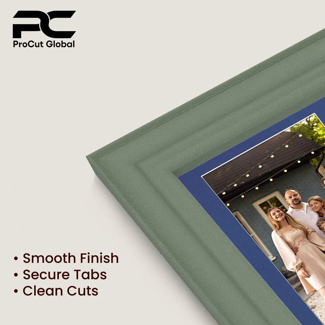 12x12" Green Classic Multi Aperture Photo Frame - Fits 6x4" (x4) Photos | Collage Frame thumbnail 7