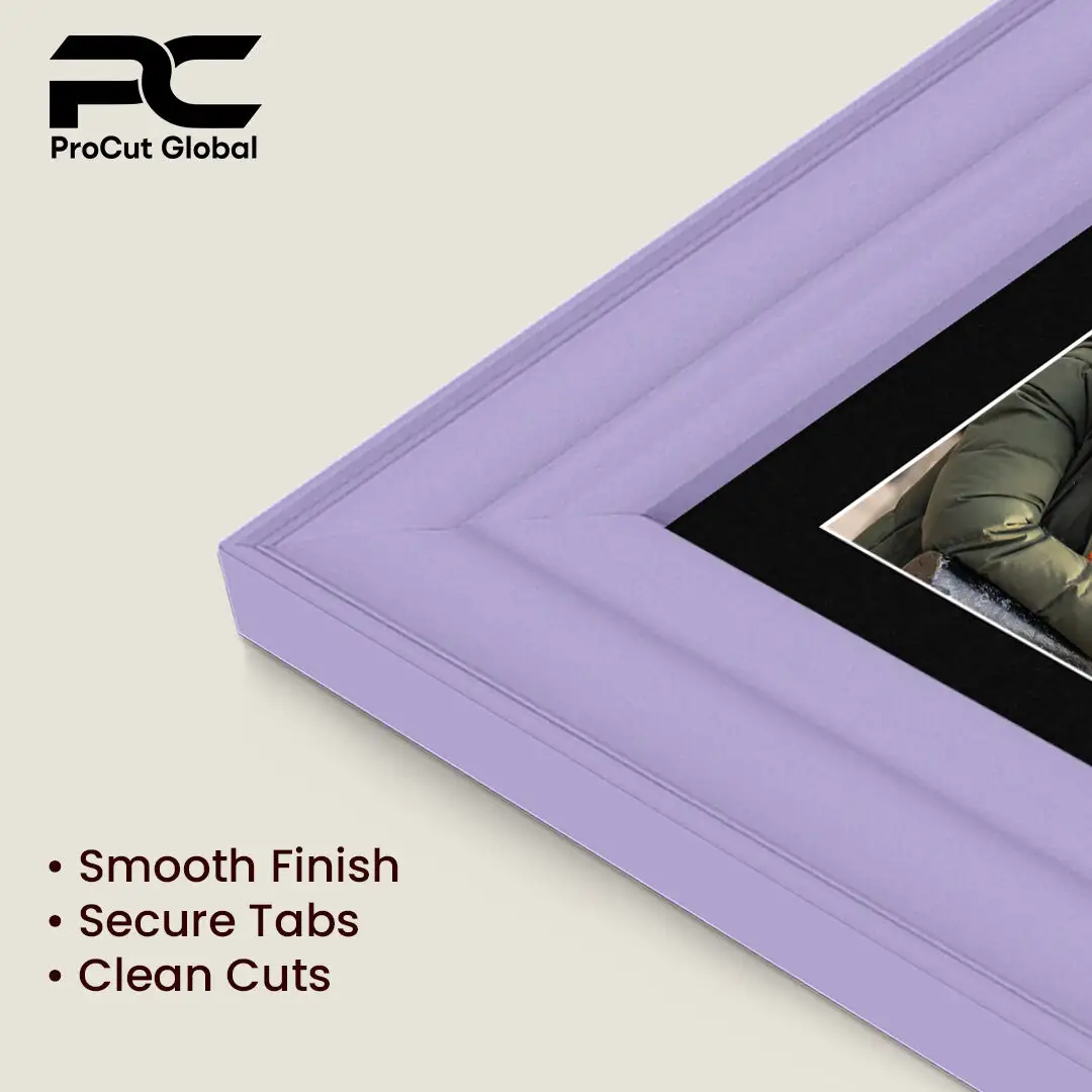 12x12" Classic Purple Multi Aperture Photo Frame - Fits 6x4" (x4) Photos | Collage Frame thumbnail 7