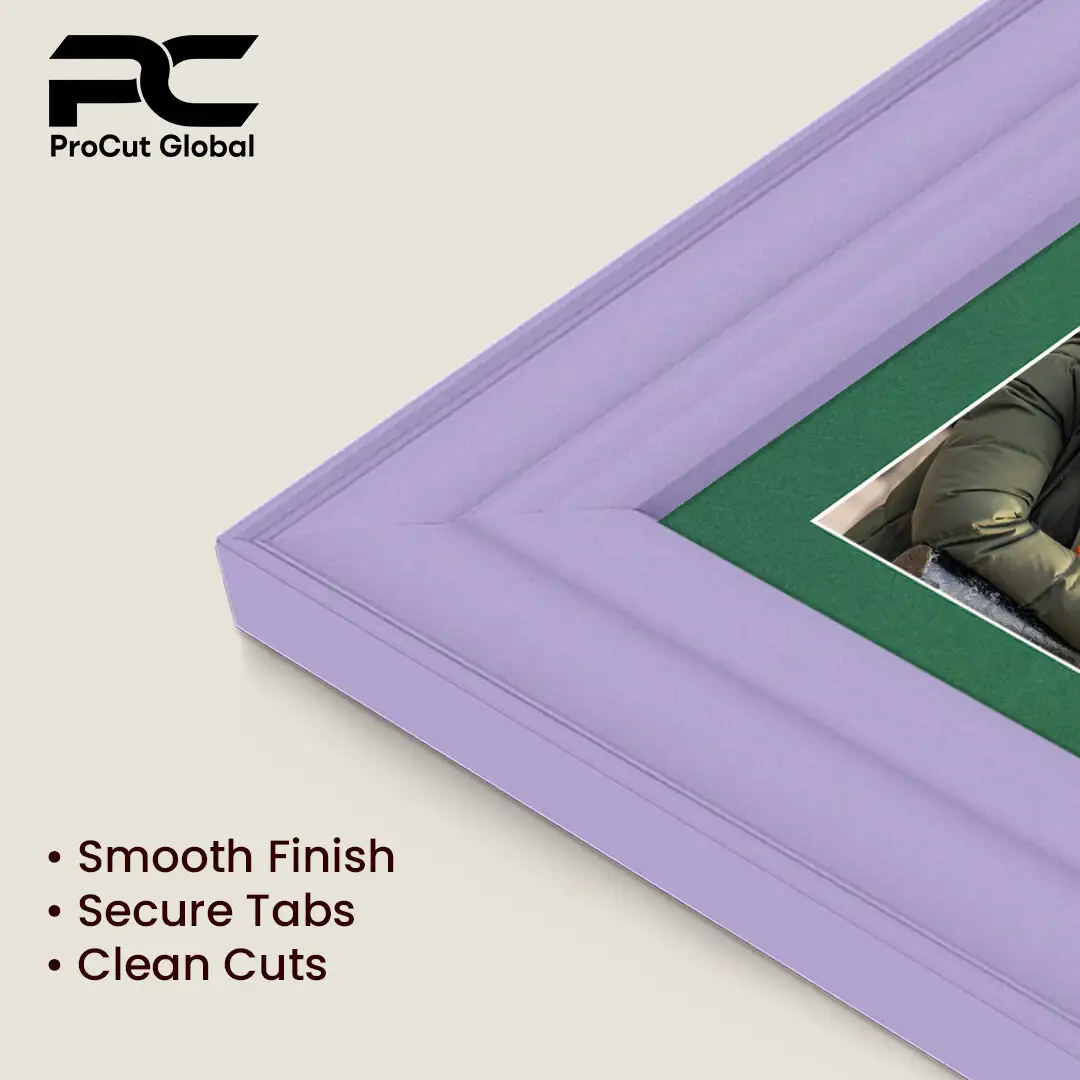 12x12" Purple Classic Multi Aperture Photo Frame - Fits 6x4" (x4) Photos | Collage Frame thumbnail 7