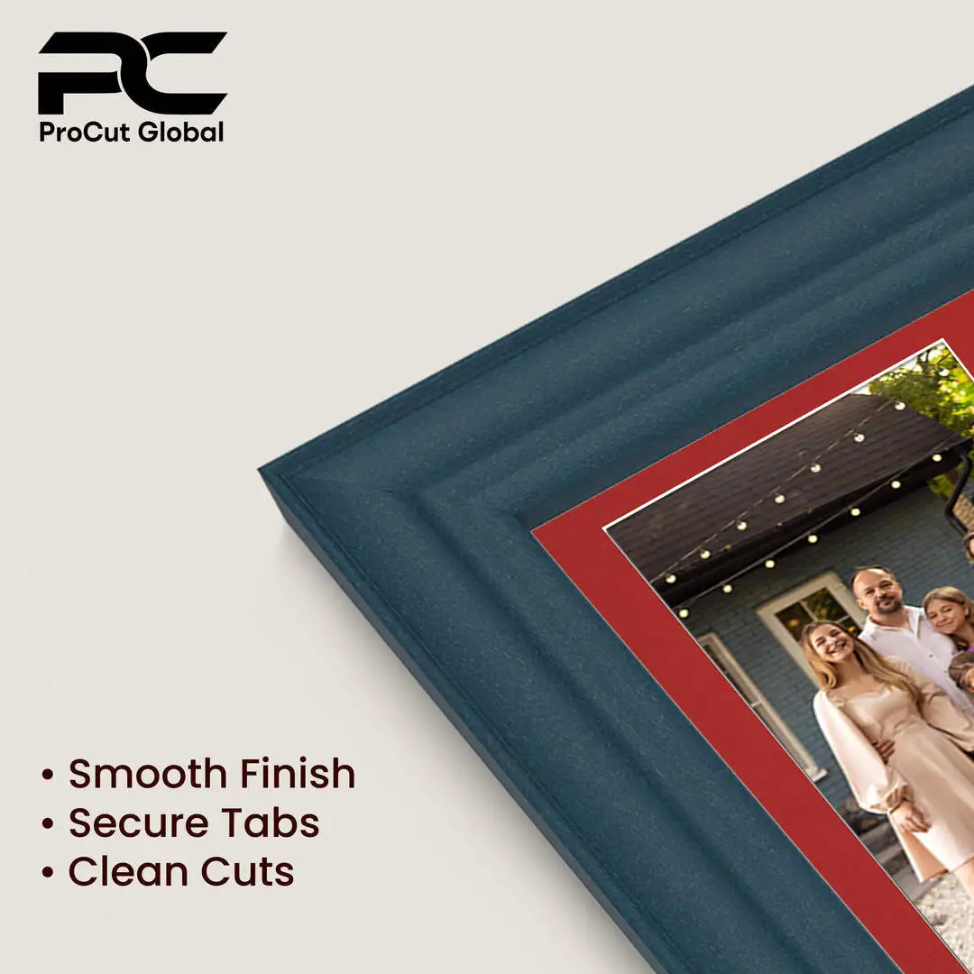 16x8" Classic Navy Blue Multi Aperture Photo Frame - Fits 7x5" (x3) Photos | Collage Frame thumbnail 7