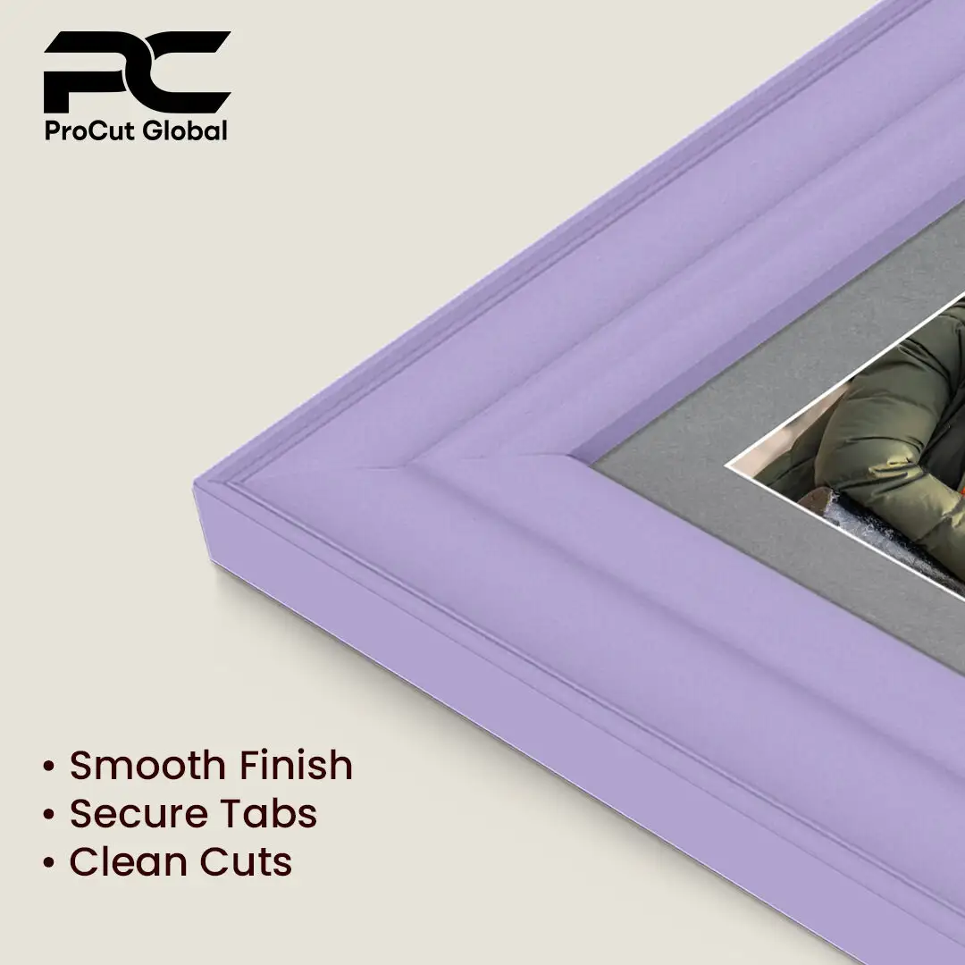 16x8" Classic Purple Multi Aperture Photo Frame - Fits 7x5" (x3) Photos | Collage Frame thumbnail 7