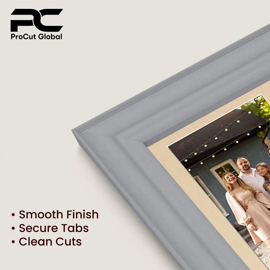16x8" Silver Classic Multi Aperture Photo Frame Holds 7x5" (x3) Photos With Ivory Mount | Modern Collage Frame thumbnail 7