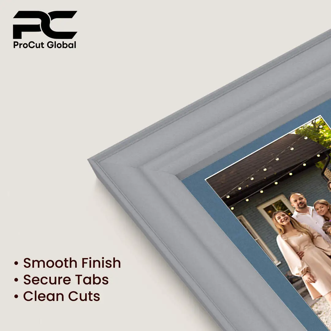 16x8" Classic Silver Multi Aperture Photo Frame - Fits 7x5" (x3) Photos | Collage Frame thumbnail 7