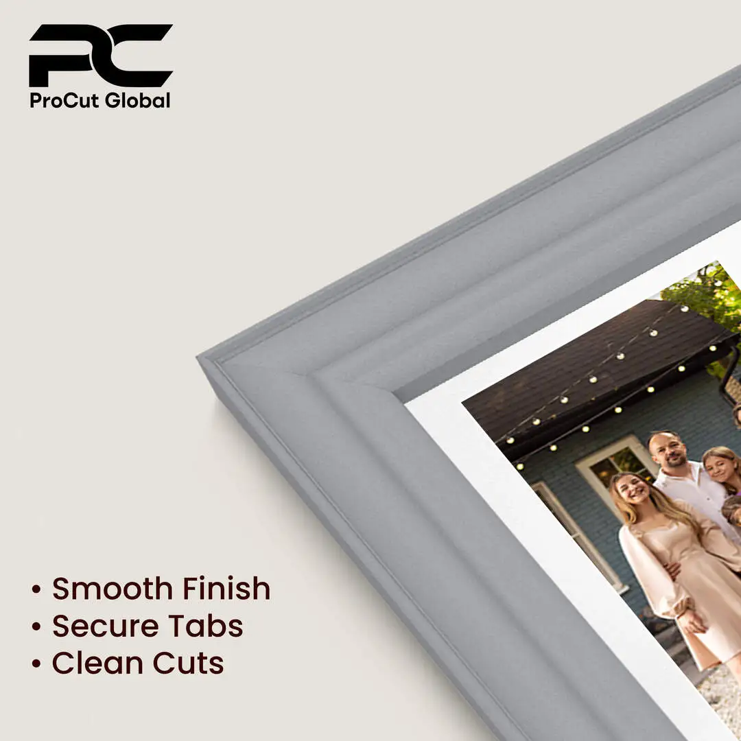 16x8" Classic Silver Multi Aperture Photo Frame - Fits 7x5" (x3) Photos | Collage Frame thumbnail 7