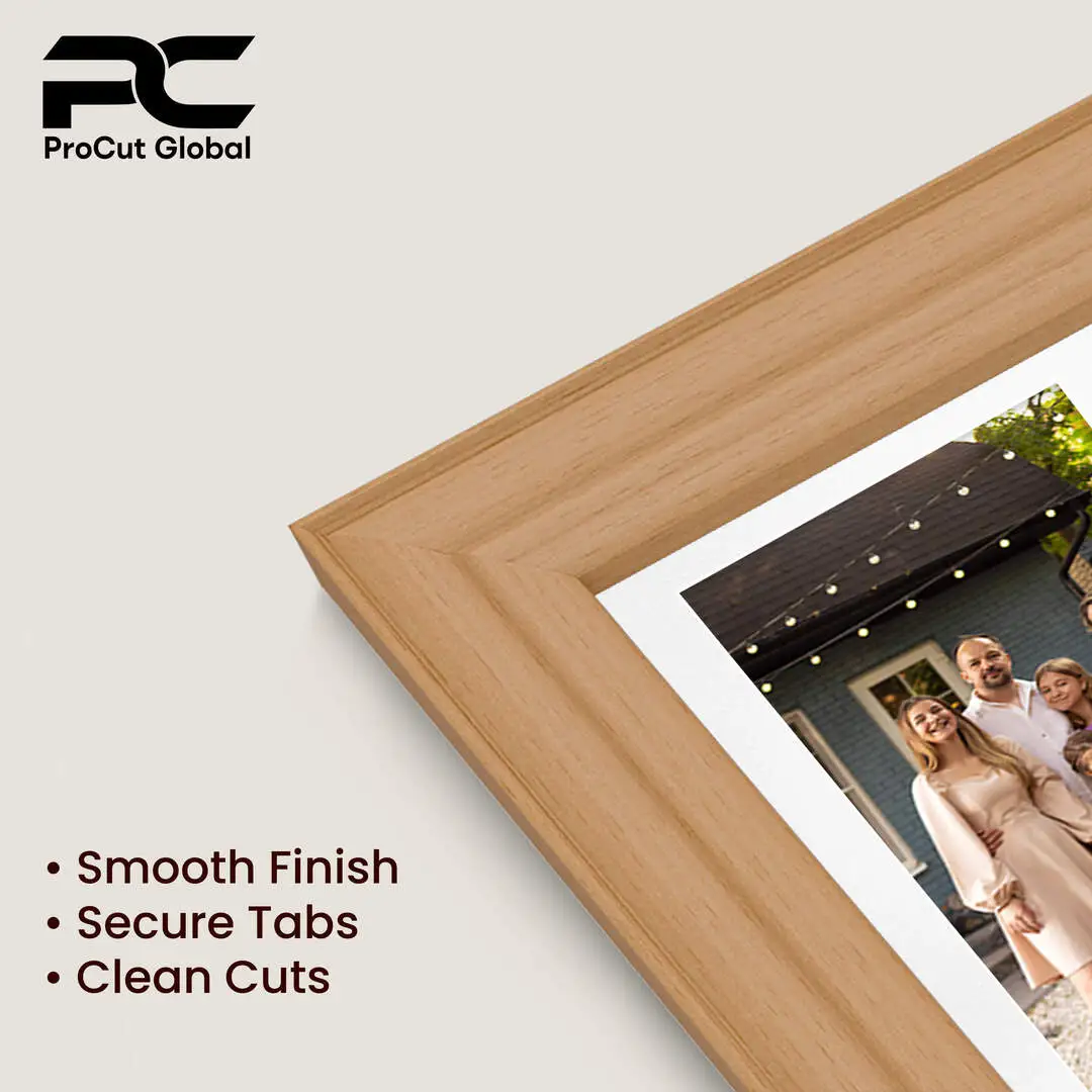 20x14" Country Pine Classic Multi Aperture Photo Frame - Fits A4 (x2) Photos | Collage Frame thumbnail 7