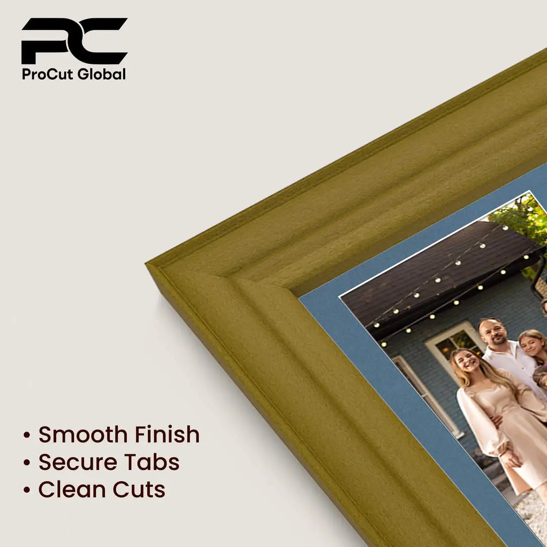 20x14" Classic Gold Multi Aperture Photo Frame - Fits A4 (x2) Photos | Collage Frame thumbnail 7